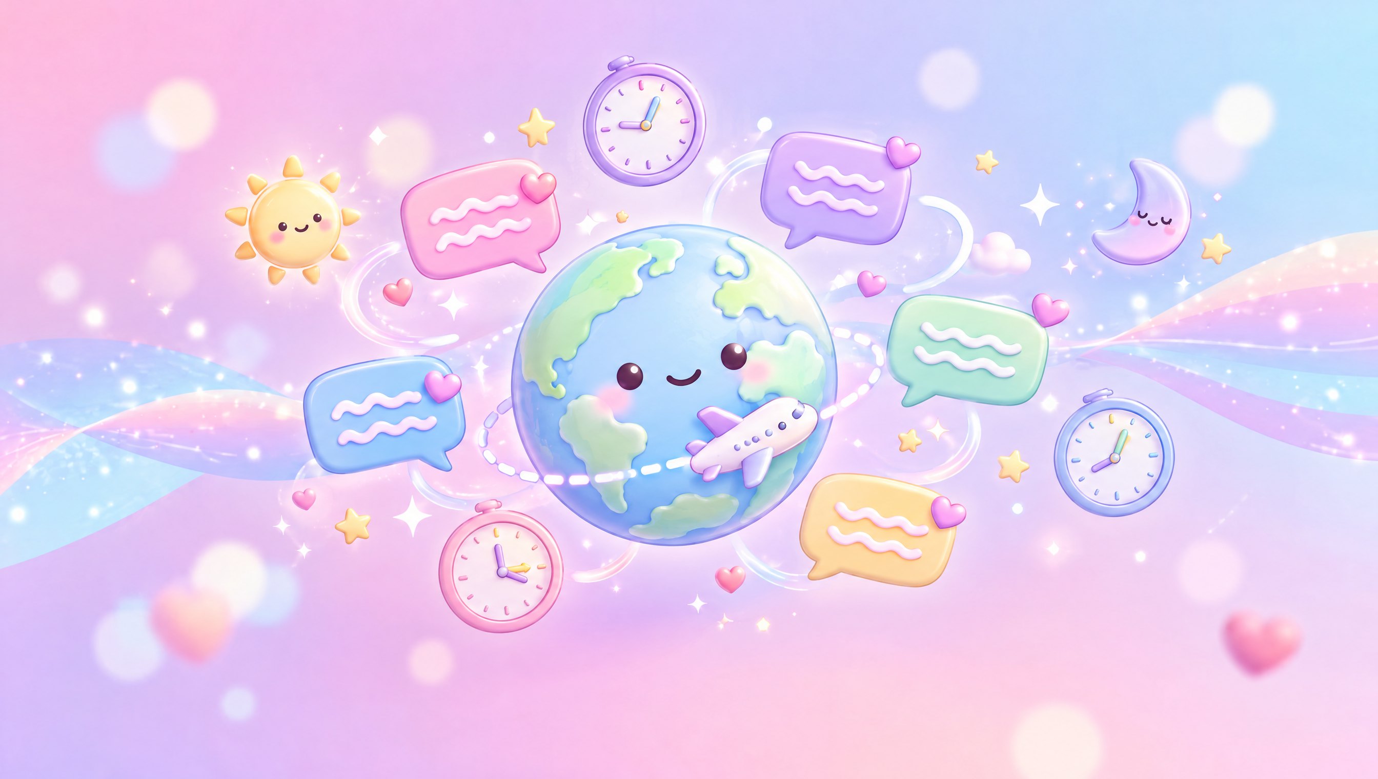 Chatting with international fans in their own language